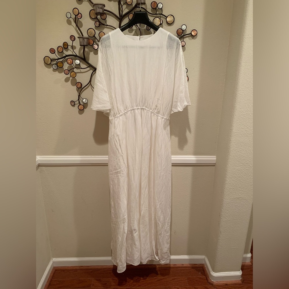 Banana Republic White Maxi Dress